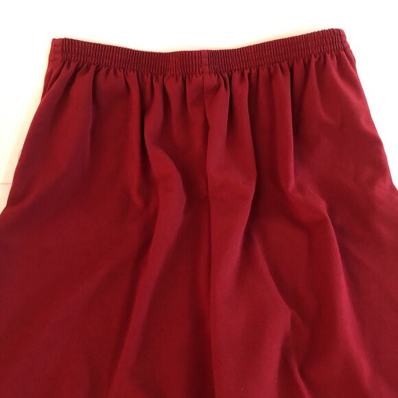 Alfred Dunner Womens Size 14 Red Pants Pockets - Picture 12 of 13